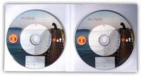 Double PVC CD Wallet jewel-case